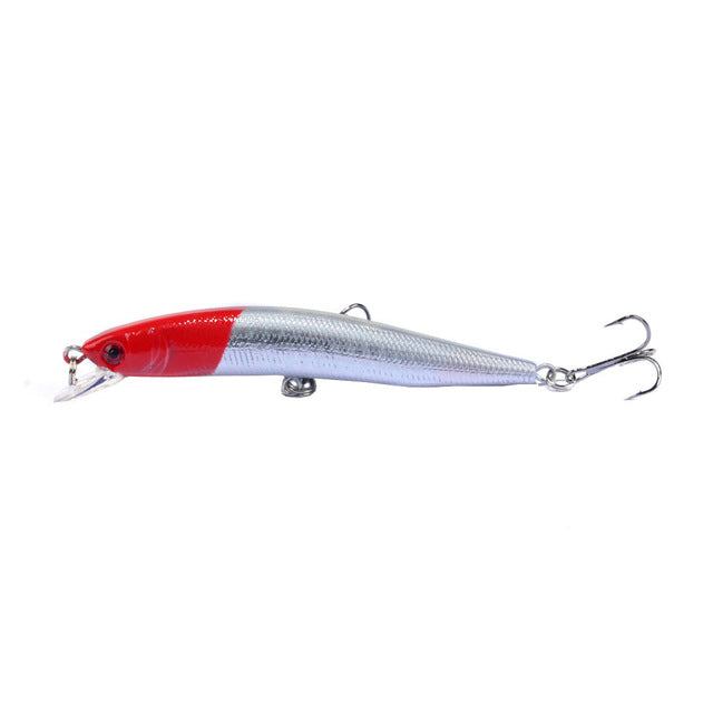 Fishing Bait 3D Eye 10cm/8.2g Minnow Crankbait Wobblers Perch Artificial Bait Pike Carp Bait Swim