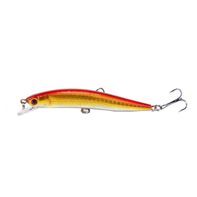 Fishing Bait 3D Eye 10cm/8.2g Minnow Crankbait Wobblers Perch Artificial Bait Pike Carp Bait Swim