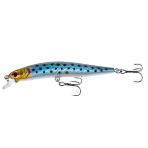 Fishing Bait 3D Eye 10cm/8.2g Minnow Crankbait Wobblers Perch Artificial Bait Pike Carp Bait Swim