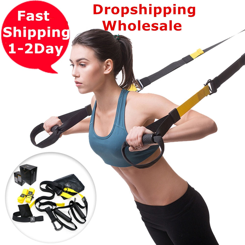 High Quality Exercise Resistance Bands Set Hanging Training Straps