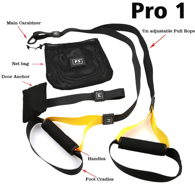 High Quality Exercise Resistance Bands Set Hanging Training Straps