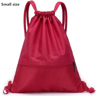 Drawstring Backpack Men Women Sports Fitness Gym Bag