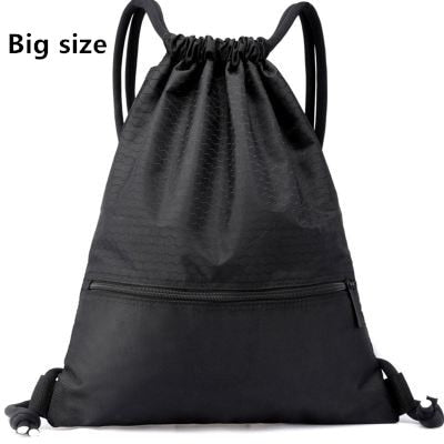 Drawstring Backpack Men Women Sports Fitness Gym Bag
