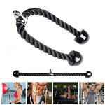 Tibia triceps rope sets fitness accessories cable puller heavy-duty coated nylon ropes easy to grip & non-slip fitness Equipment