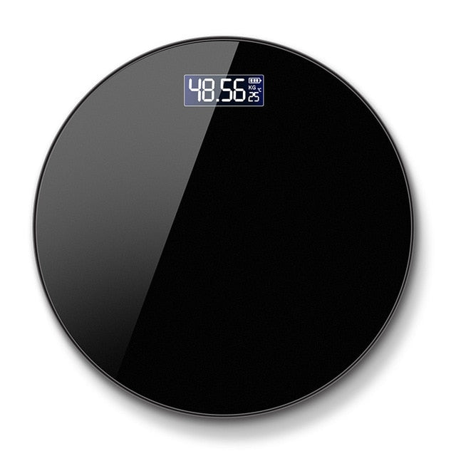 Round Body Index Electronic Smart Weighing Scales Bathroom Body Scale Digital Human Weight White Mi Scales Floor Lcd Display