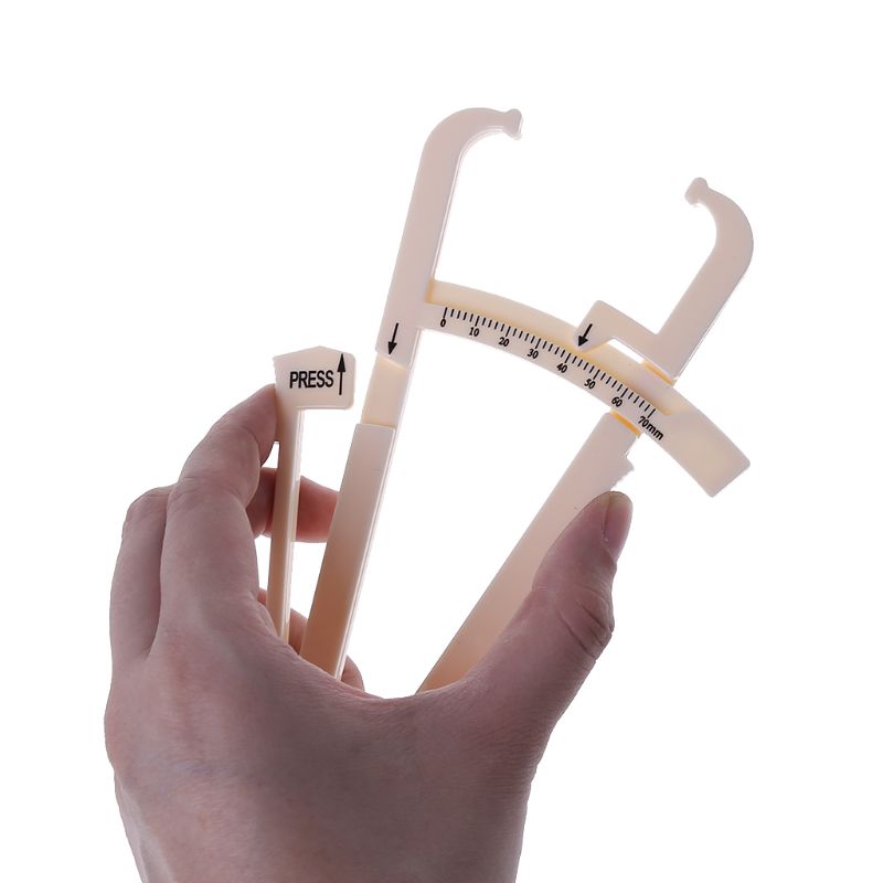 Body Fat Caliper Tester Fitness Skin Fold Weight Loss Keep