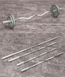 straight and curved barbell pole big hole fitness equipment