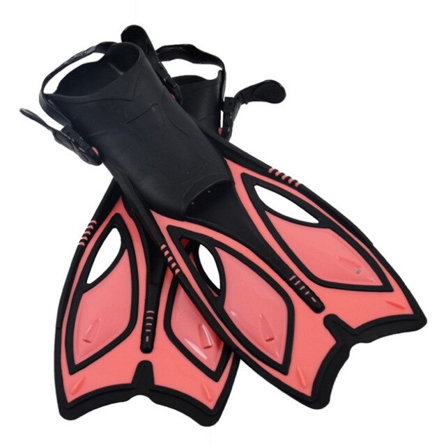 Water Sport Adult Kid Long Flippers Silicone Diving