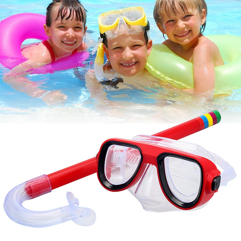 Kids Child Anti Fog Eye Protect Swimming Silicone Goggles Glass