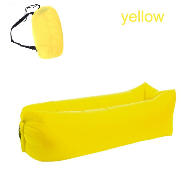 Camping inflatable Sofa lazy bag 3 Season ultralight down sleeping bag air bed Inflatable sofa lounger trending products 2019