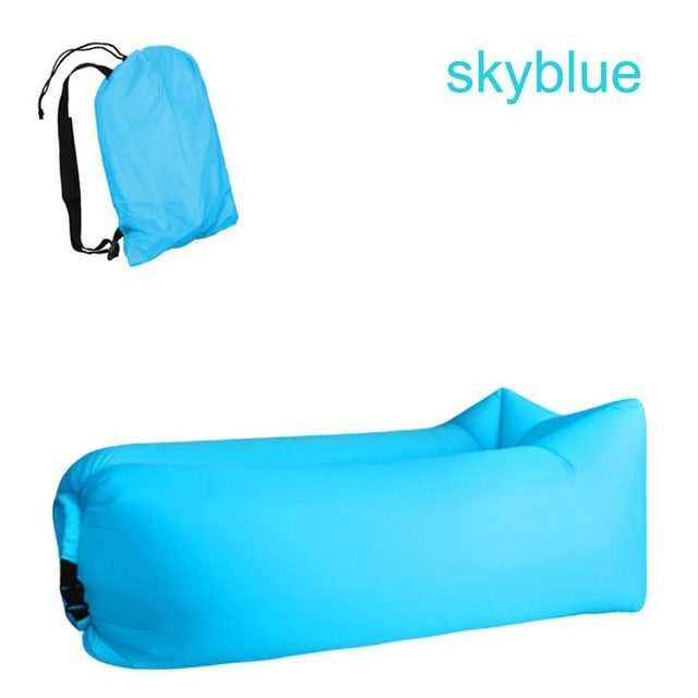 Camping inflatable Sofa lazy bag 3 Season ultralight down sleeping bag air bed Inflatable sofa lounger trending products 2019