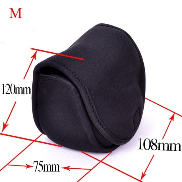 Fishing Bags Spinning Reel Pouch Bait Casting Fishing Reel Bag Protective Case Cover Holder Storage Portable Bag