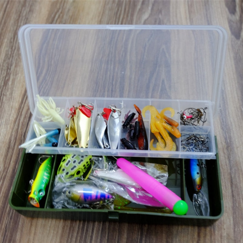 20*10*4cm Fishing Bag Waterproof Fishing Accessories Box Case Fishing Lures Box Spoon Hooks Baits Case Lure Box