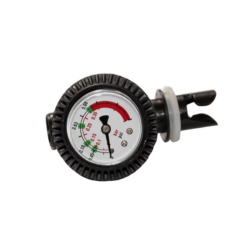 PVC pressure gauge air thermometer for inflatable boat kayak test air valve connector