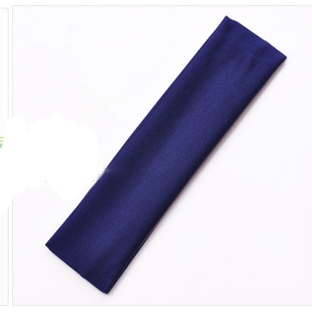 Soft Women Girl Yoga Sport Terylene Elastic Hairband Headband New Hair Band Sport Headband Yoga Fitness Equipment Accessories