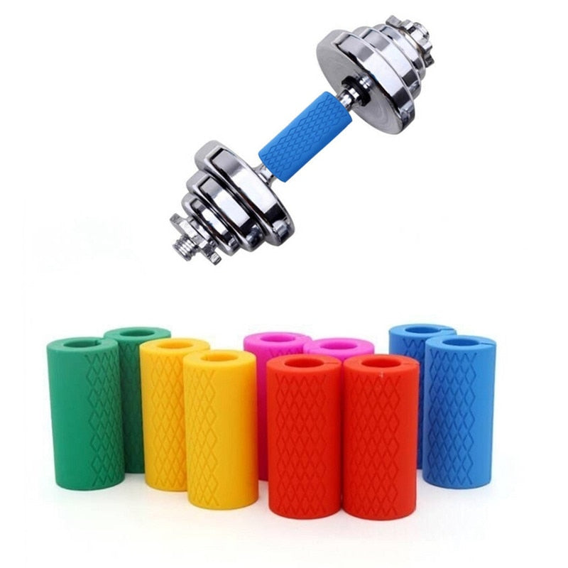 Silicone Barbell Grips Dumbbell Fat